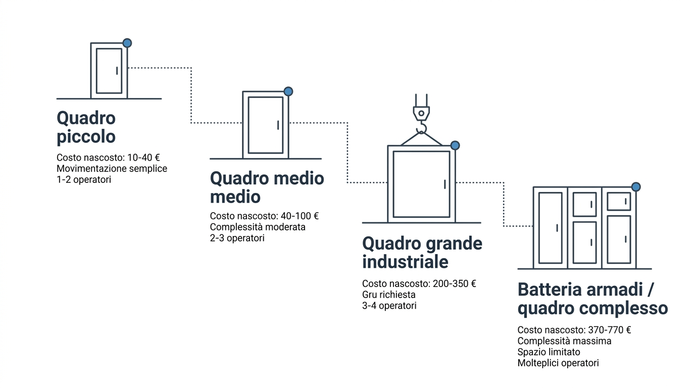 Installazione tradizionale di una piastra cablata
